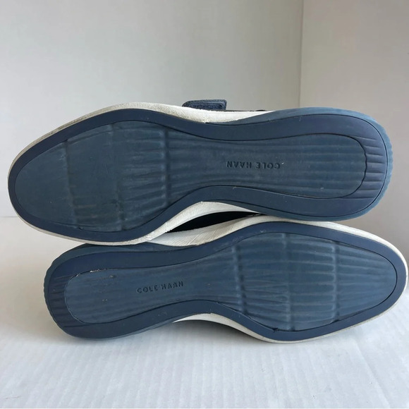 Cole Haan Mens Grand Evolution Monk Strap Oxford Deep Blue Leather Size 11 - Picture 9 of 15